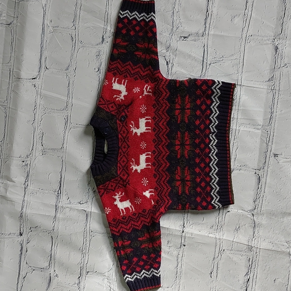Vintage baby holiday sweater 6-9 month